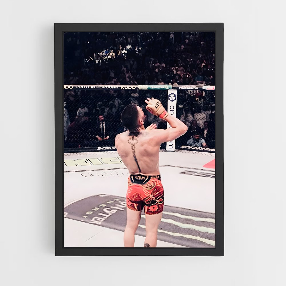 Poster Ilia de topuria – affiche MMA (vue 2)